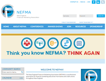 Tablet Screenshot of nefma.org